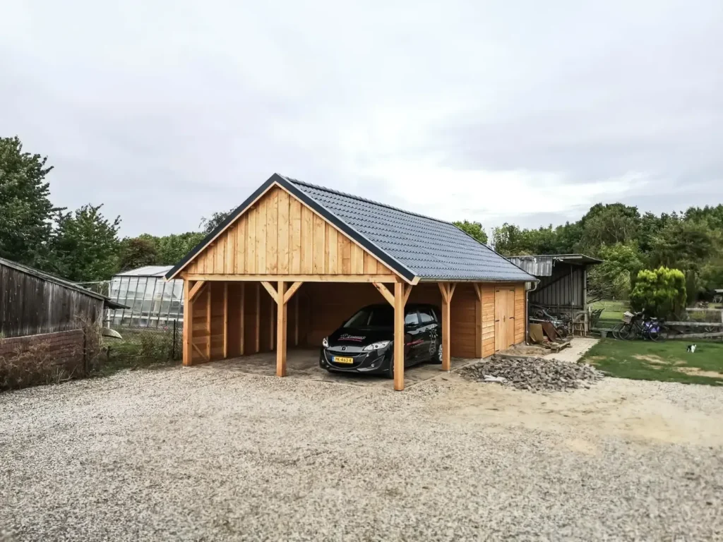 Houten carport